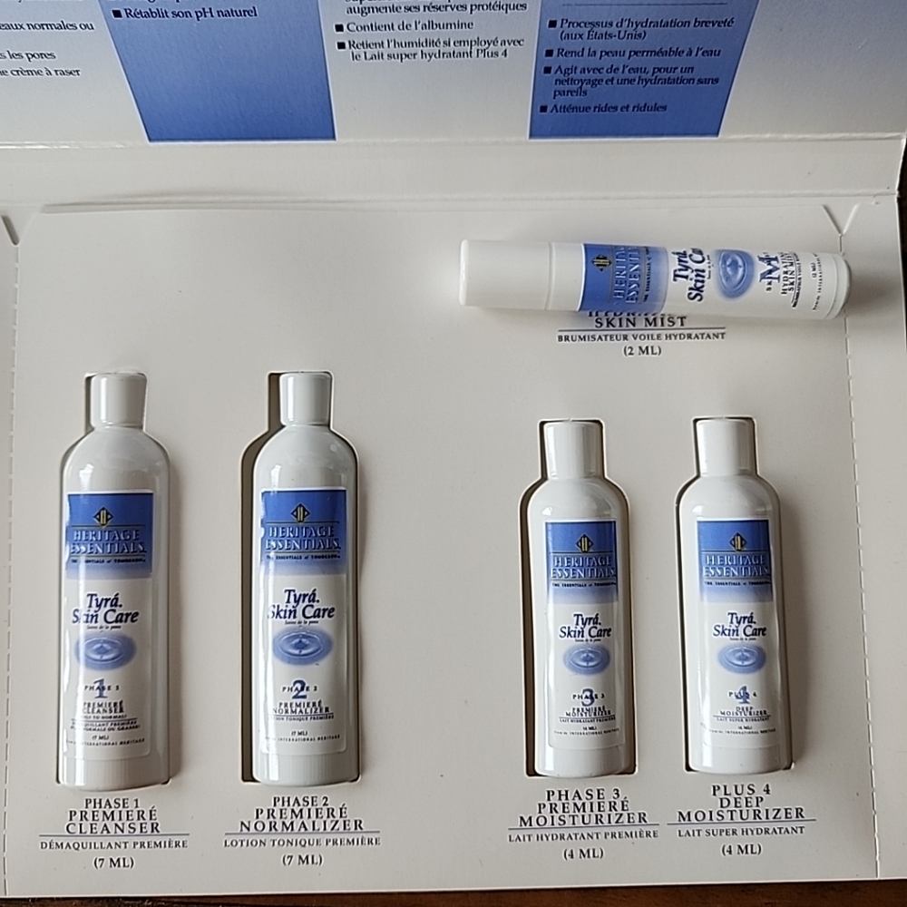 Tyra Skin Care Sample Travel Size 5 piece